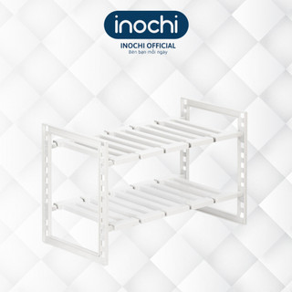 Kệ gầm bếp Inochi tiện dụng nhựa nguyên sinh inox dễ dàng tháo lắp nhà bếp thêm gọn
