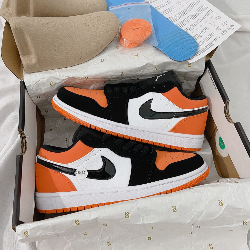 Giày Thể Thao Jd Xanh Lá Móc Đen, Jd Panda, J cam, đỏ vệt đen, Jd xám siêu hot Giày sneaker J Cổ Thấp Cao Nam nữ