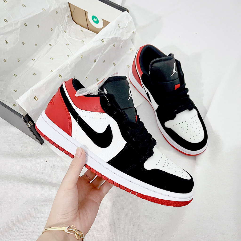 Giày Thể Thao Jd Xanh Lá Móc Đen, Jd Panda, J cam, đỏ vệt đen, Jd xám siêu hot Giày sneaker J Cổ Thấp Cao Nam nữ