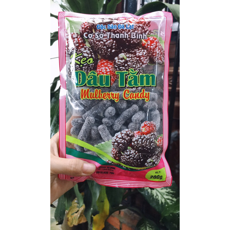 Kẹo mứt Me Cay - Dâu Tây - Dâu Tằm  200gram