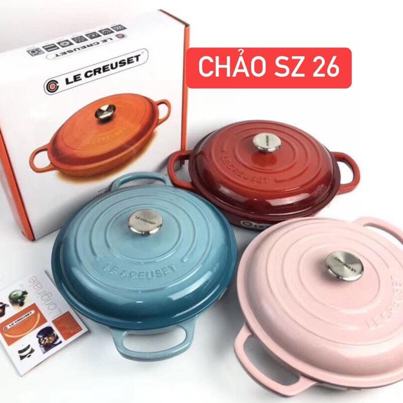 chảo gang lecreuset sz 26cm