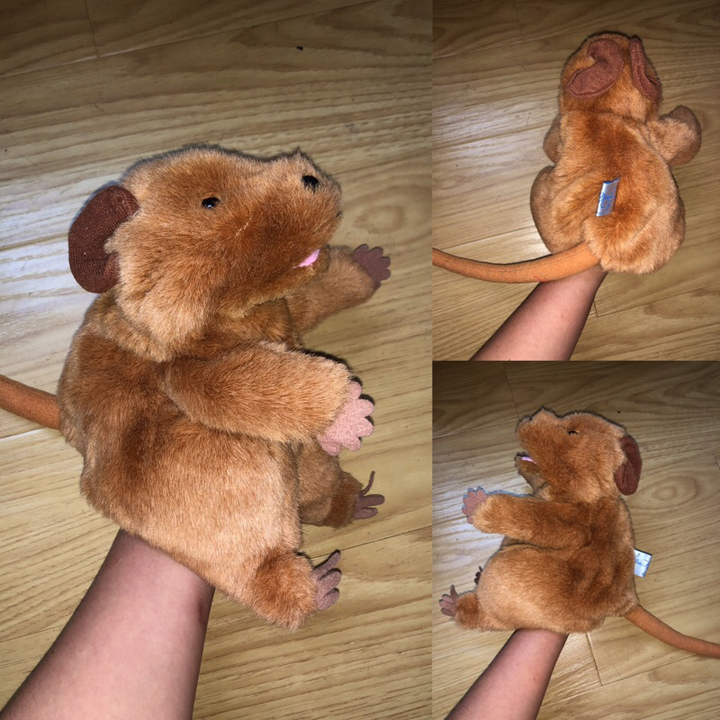 RT4 Rối bàn tay kể chuyện nhồi bông hình con chuột