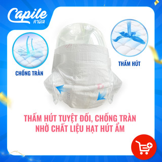 Tã/Bỉm Capile Loại Dán Siêu Thấm Hút Size NB