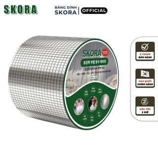 Băng keo chống thấm SKORA đa năng 10cm x 10m chất lượng cao keo chống thấm siêu bền thương hiệu Hàn Quốc