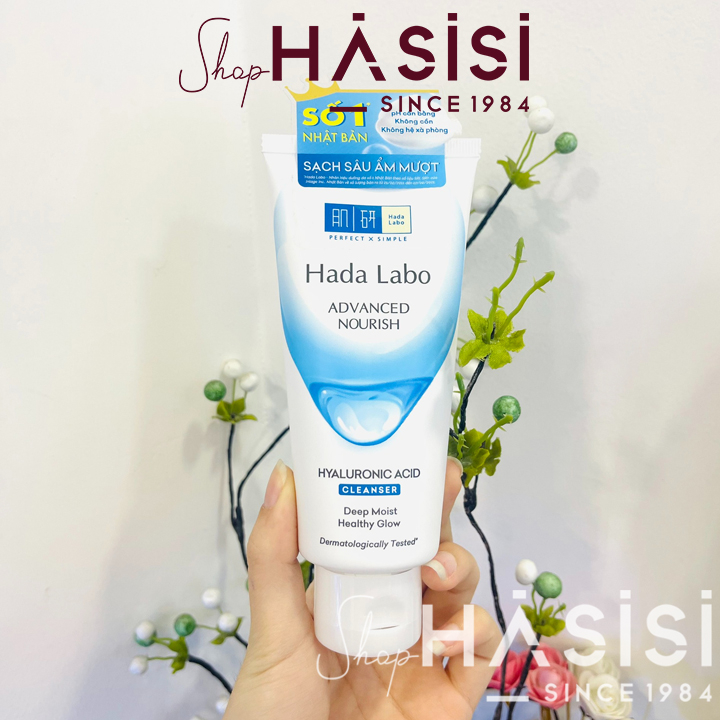 Sữa Rửa Mặt Dưỡng Ẩm Tối Ưu HADA LABO ADVANCED NOURISH HYALURON 80g