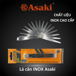 Thước lá đo khe hở 100 x 14mm asaki ak-0136