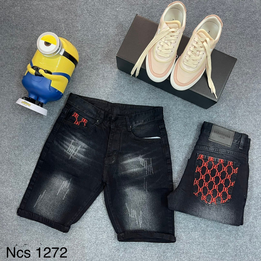 Quần short jean nam | Quần đùi nam chất liêu jean cao cấp
