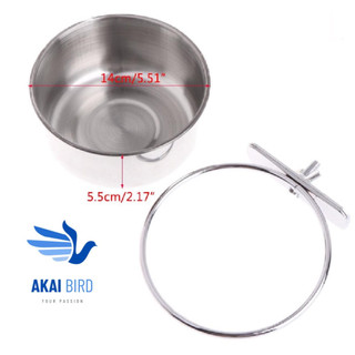 Cóng Ăn Inox Cho Vẹt...