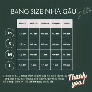 Nailbox thủ công tím mix
