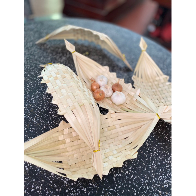 Thuyền tre đựng đồ ăn decor chụp hình đựng trái cây giá 13.000₫/chiếc