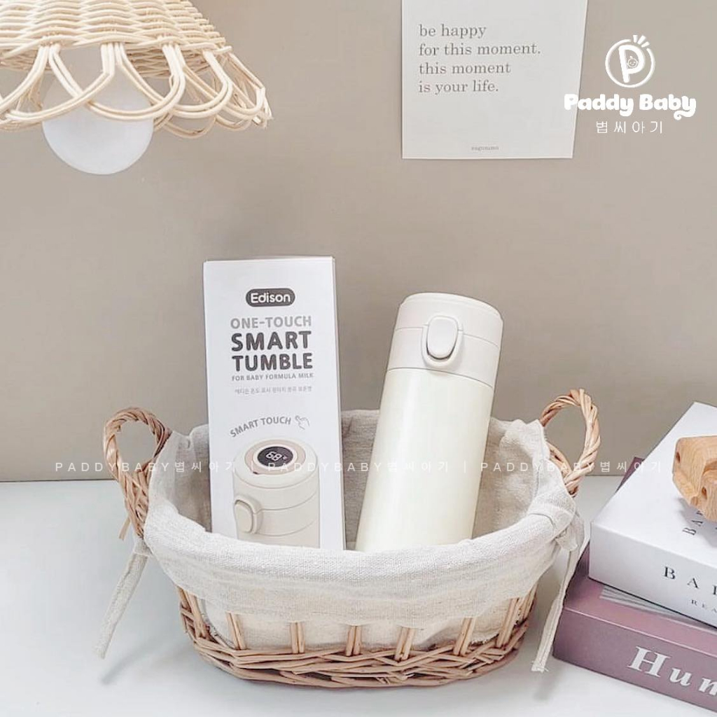 Bình giữ nhiệt nắp bật có hiển thị nhiêt độ Edison Hàn Quốc