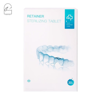 Viên sủi vệ sinh khay niềng răng trong suốt, hàm giả, Invisalign