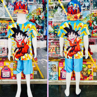 Bộ cộc thun lạnh Songoku ko kèm mũ