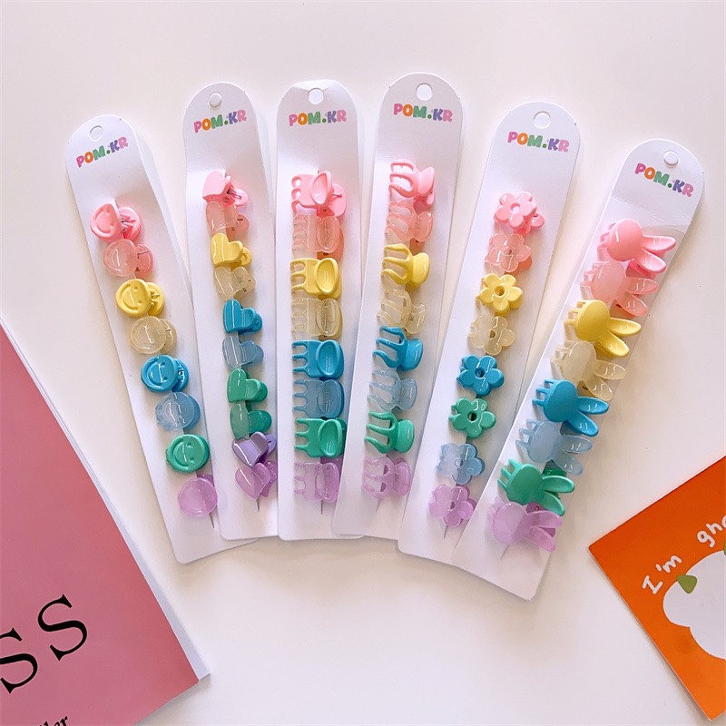 Set kẹp tóc mái nhựa hoa thỏ tim nhí nhựa xịn hàng đẹp cao cấp TIMSTORE phụ kiện thời trang hàn quốc