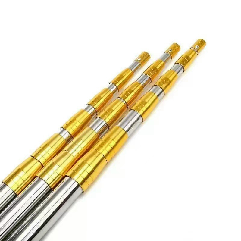 Sào Hái Trái Cây Trên Cao Có Thể Rút Gọn Loại dài 3m 5m tặng kèm vợt hái quả - xào rút gọn