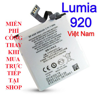 Pin thay thế cho Lumia 920 (BP-4GW) - 2000mAh