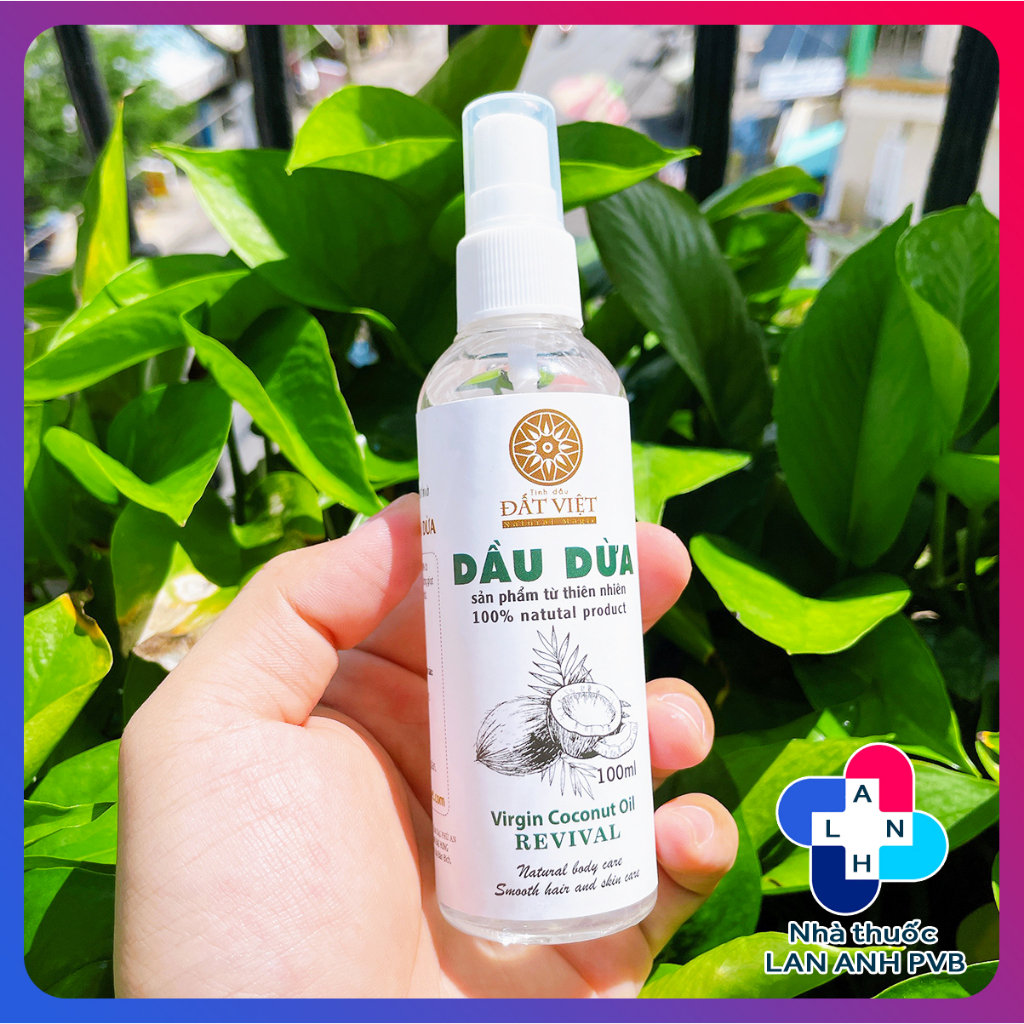 DẦU DỪA NGUYÊN CHẤT ĐẤT VIỆT (100ml).