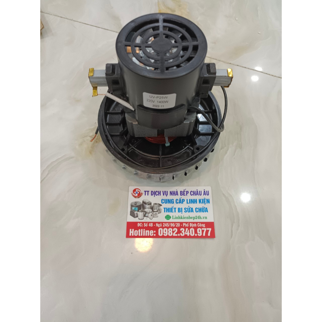 Củ động cơ máy hút bụi công nghêp đường kính 13.5cm - công xuất 1400W