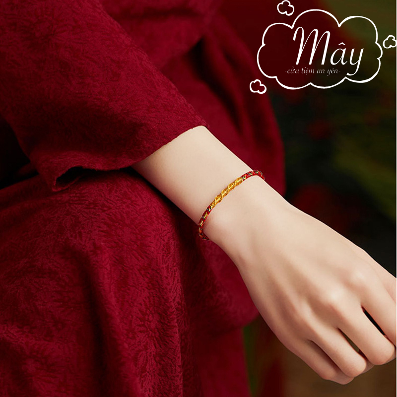 Vòng tay chỉ ngũ sắc may mắn