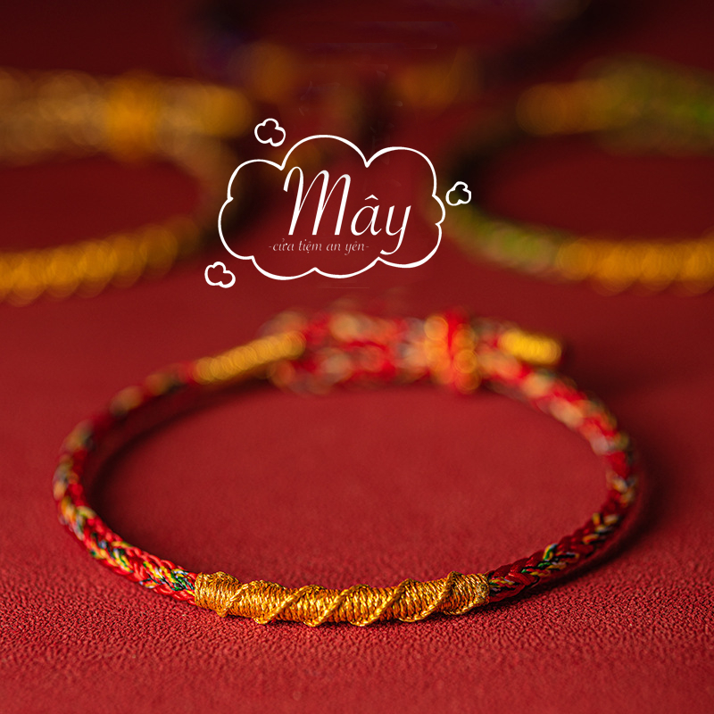 Vòng tay chỉ ngũ sắc may mắn
