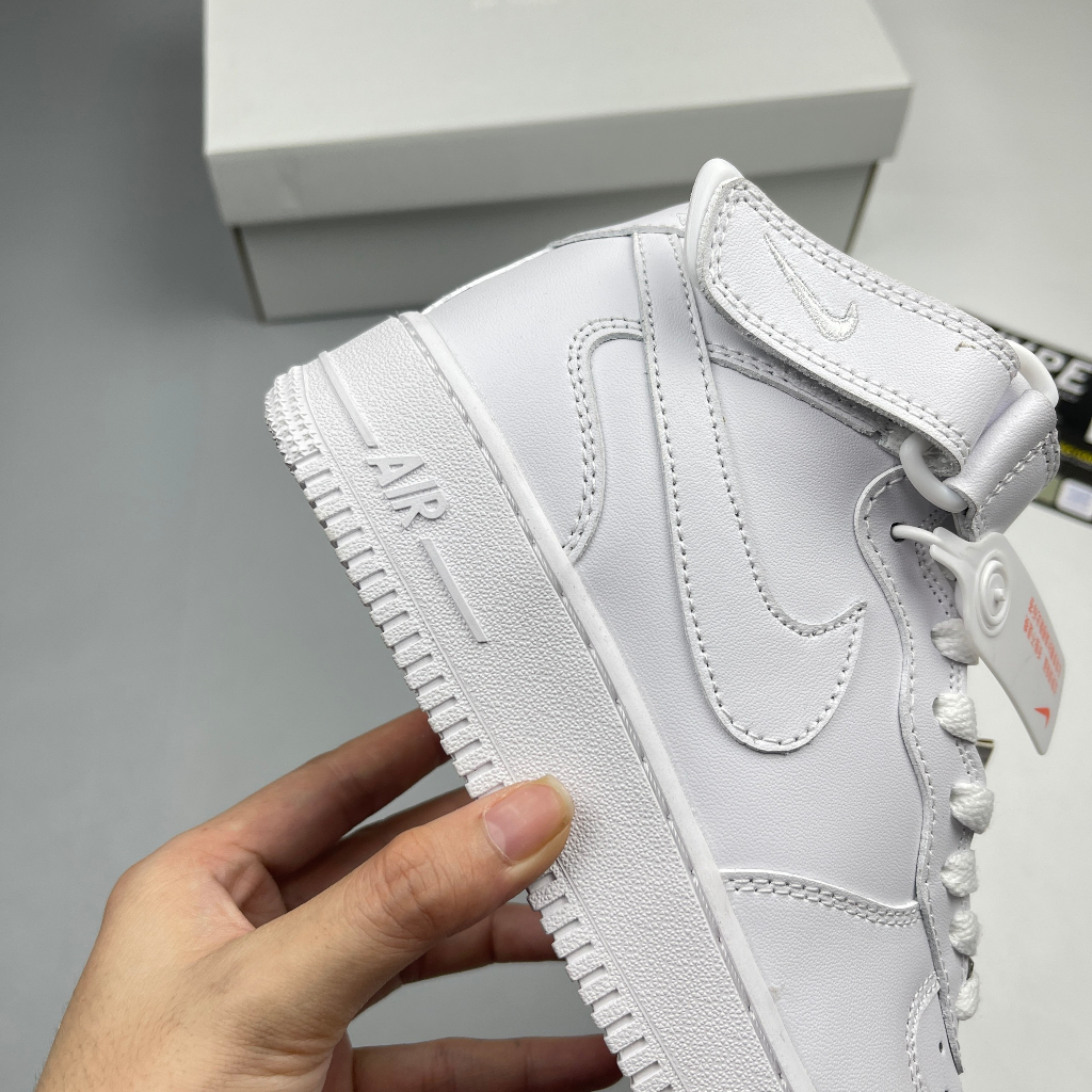 Giày Airforce 1 Mid White  - Hype Sneaker / High Quality