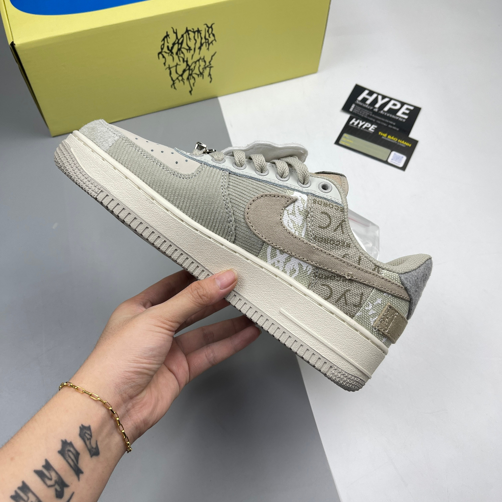 Giày Air Force 1 Low Travis Scott Grey  - Hype Sneaker / High Quality