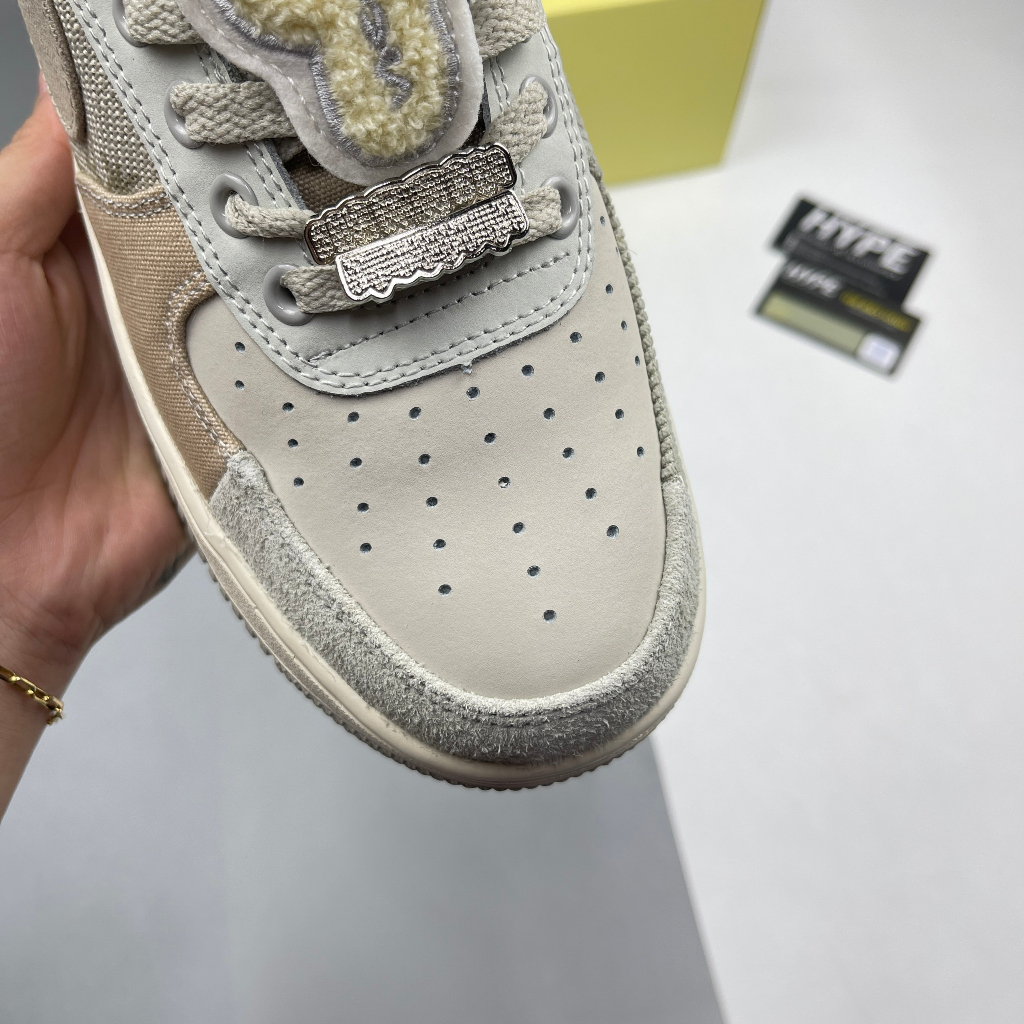 Giày Air Force 1 Low Travis Scott Grey  - Hype Sneaker / High Quality