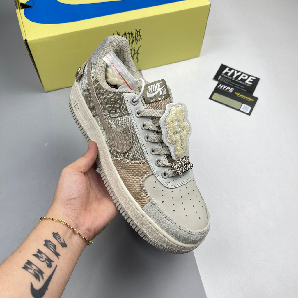 Giày Air Force 1 Low Travis Scott Grey  - Hype Sneaker / High Quality