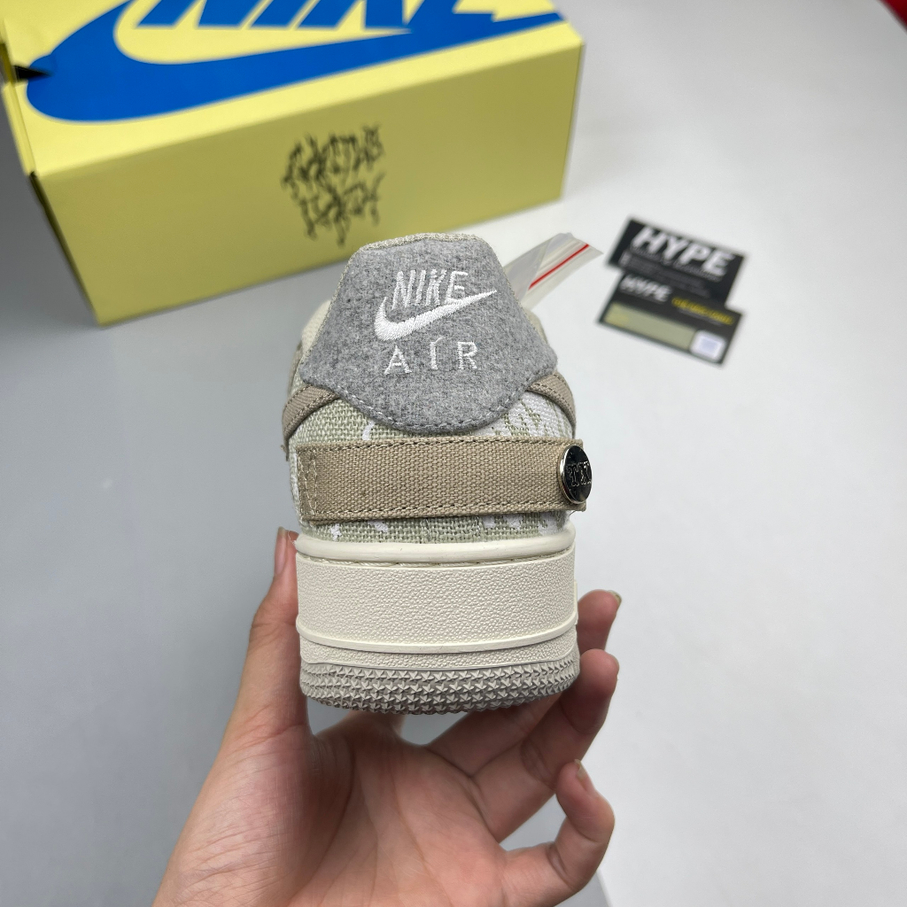 Giày Air Force 1 Low Travis Scott Grey  - Hype Sneaker / High Quality