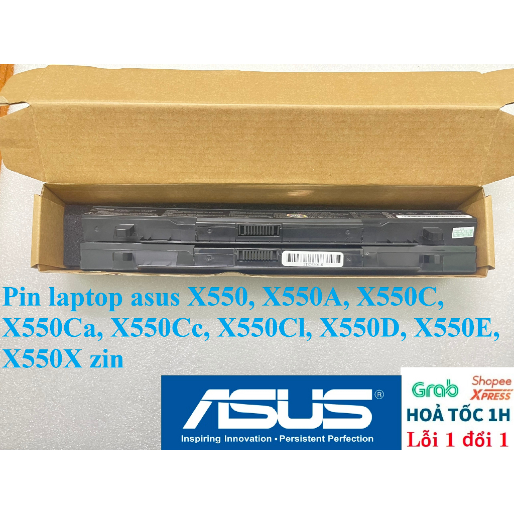 ⚡ Pin laptop asus X550, X550A, X550C, X550Ca, X550Cc, X550Cl, X550D, X550E, X550X zin