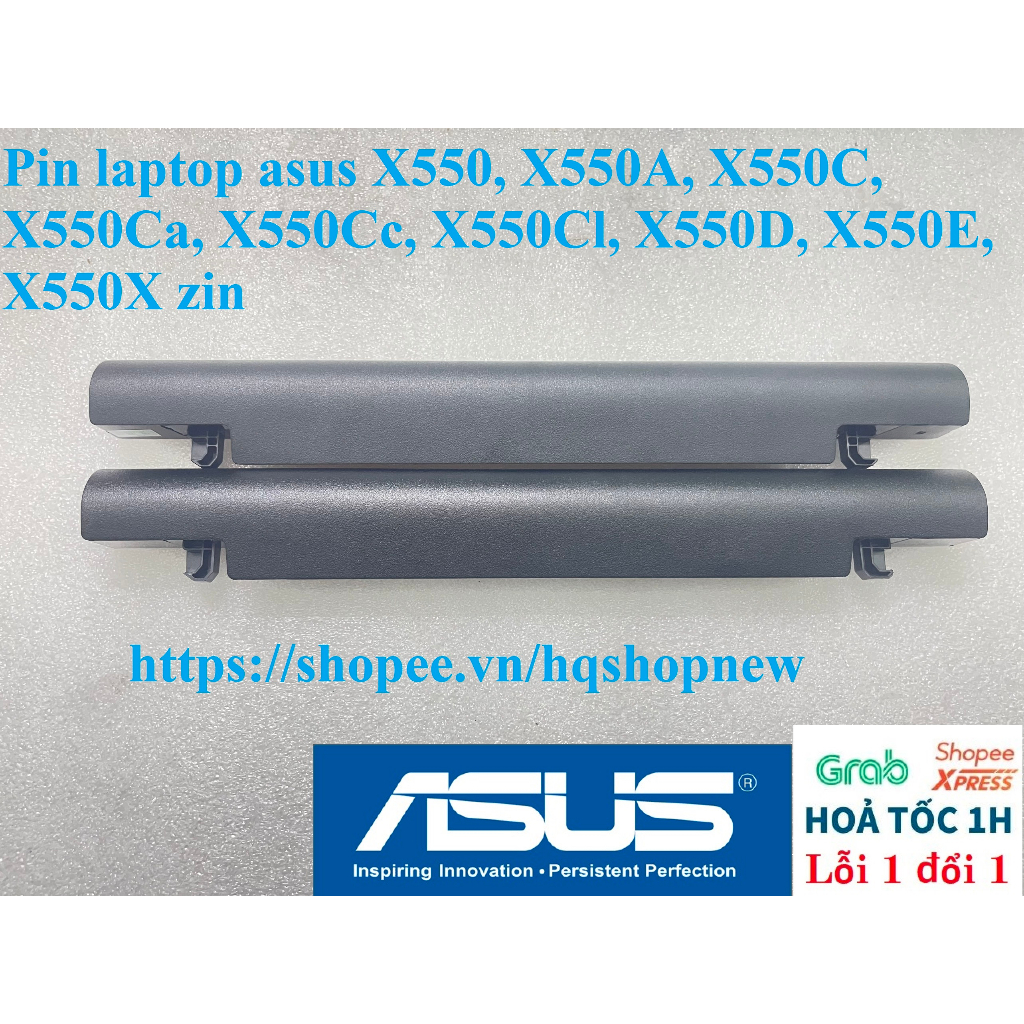 ⚡ Pin laptop asus X550, X550A, X550C, X550Ca, X550Cc, X550Cl, X550D, X550E, X550X zin