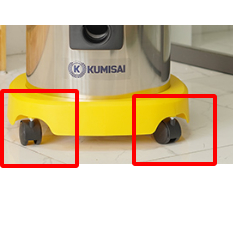 Bánh xe máy hút bụi công nghiệp 15L; 30L