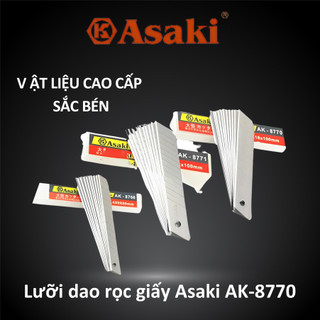Lưỡi dao rọc giấy 14 sọc asaki ak-8771