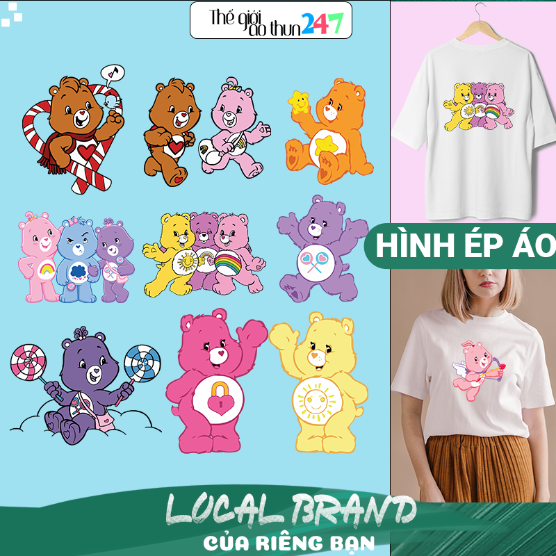 Hình Gấu Care Bears CB2 bằng bàn là, bàn ủi