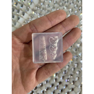 khuôn nơ silicon trang trí móng nail