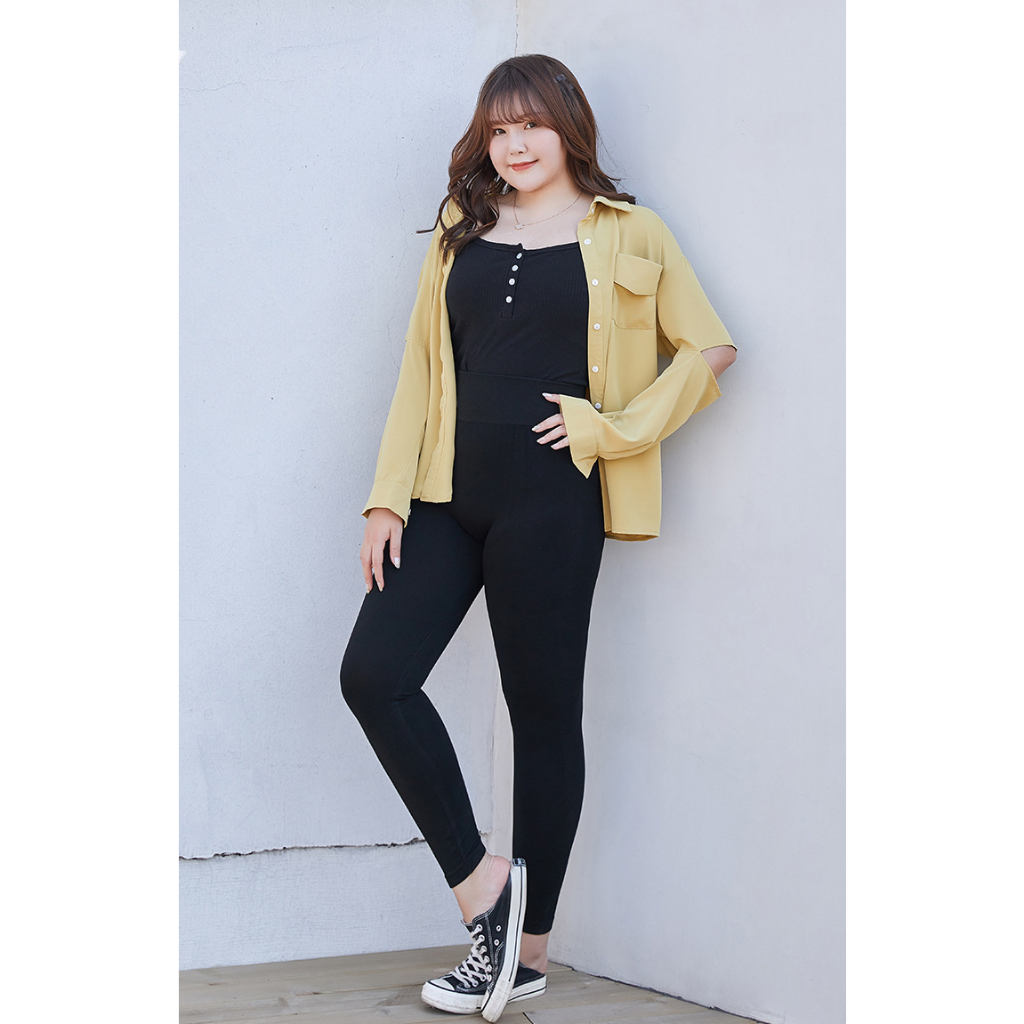 Quần legging nữ bigsize cạp cao co giãn 4 chiều bigsize.