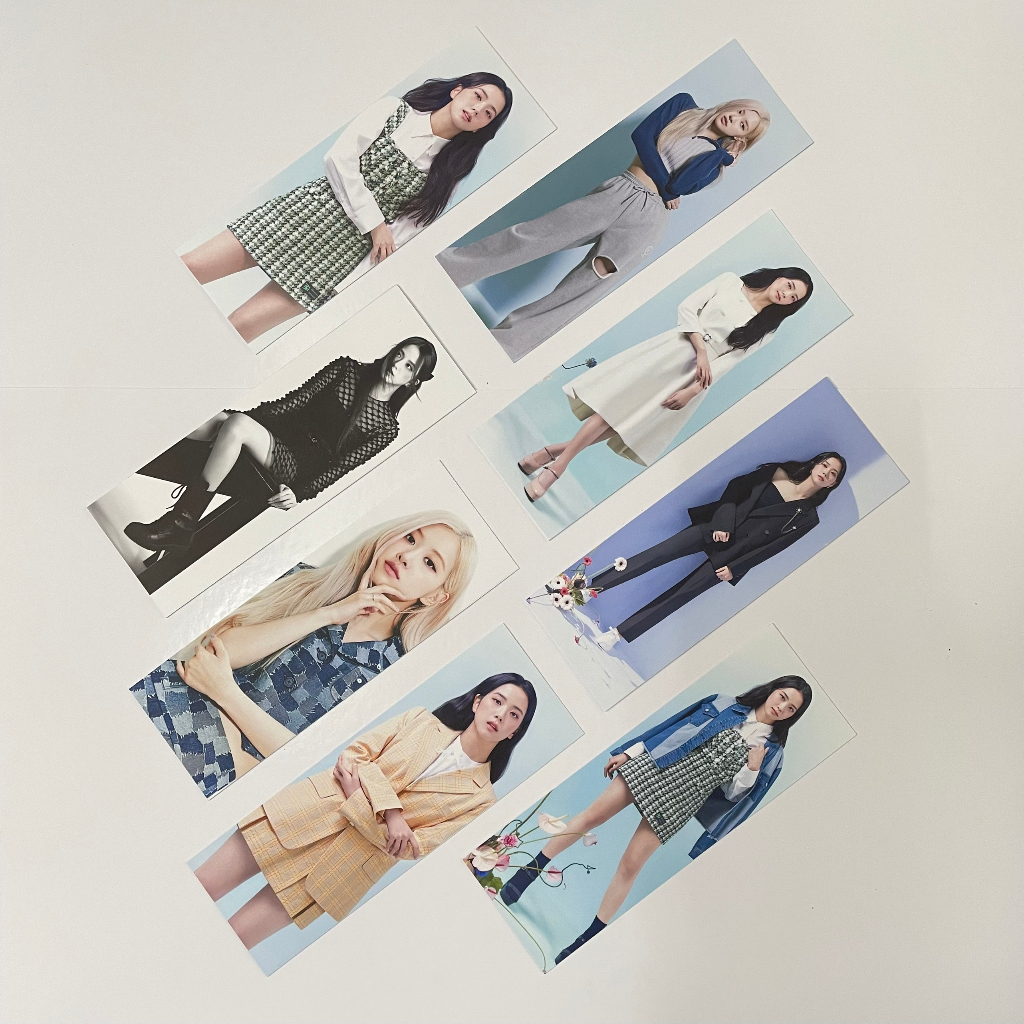 Set 8 bookmark, kẹp sách in theo yêu cầu