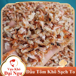  đầu tôm siêu khô thịt nấu canh sup ngọt nước vô cùng y hình 500GR-Vựa Khô Đại Ngư 