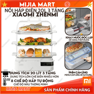 Nồi hấp điện 3 tầng 20 lít Xiaomi Zhenmi. Máy hấp điện thông minh ZMZG-11