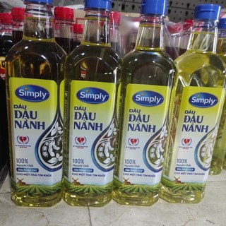 Dầu đậu nành Symply chai 1l