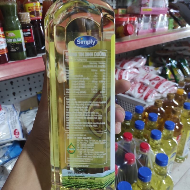 Dầu đậu nành Symply chai 1l