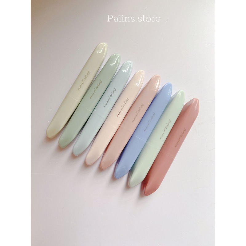 Set 4 bút highlight Monet Colors tone màu pastel xinh xắn