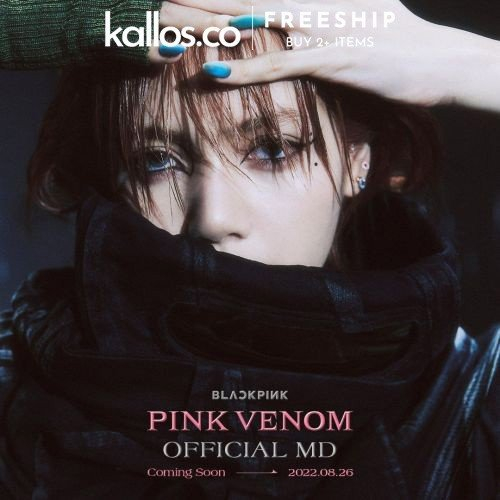 Bộ BLACKPINK Pink Venom Scrunchie, Pin Badge, Pouch, Long Sleeve Tshirts, Sweatpants Kpop Merch - Kallos Vietnam