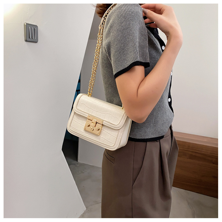 Túi xách nữ khóa bấm sang trọng đeo kẹp vai và đeo chéo