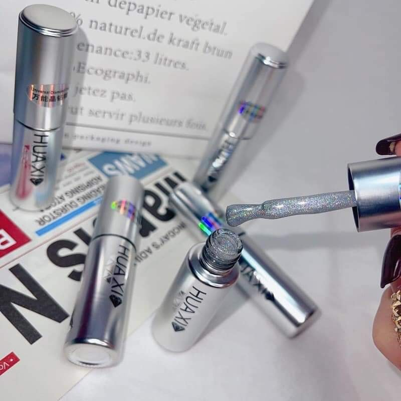 Top Mắt Mèo Kim Cương Huaxi 9D Chính Hãng - Sơn Gel Mắt Mèo Kim Cương Huaxi Lấp Lánh Sang Chảnh