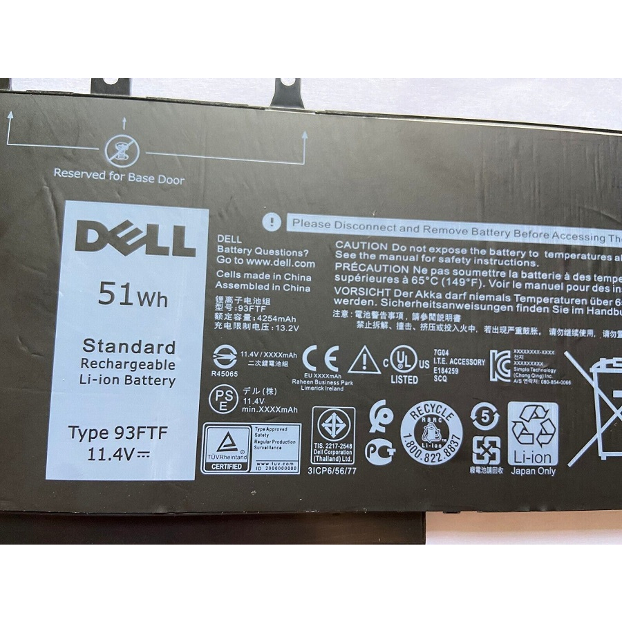 Pin Laptop Dell Latitude 5280 5290