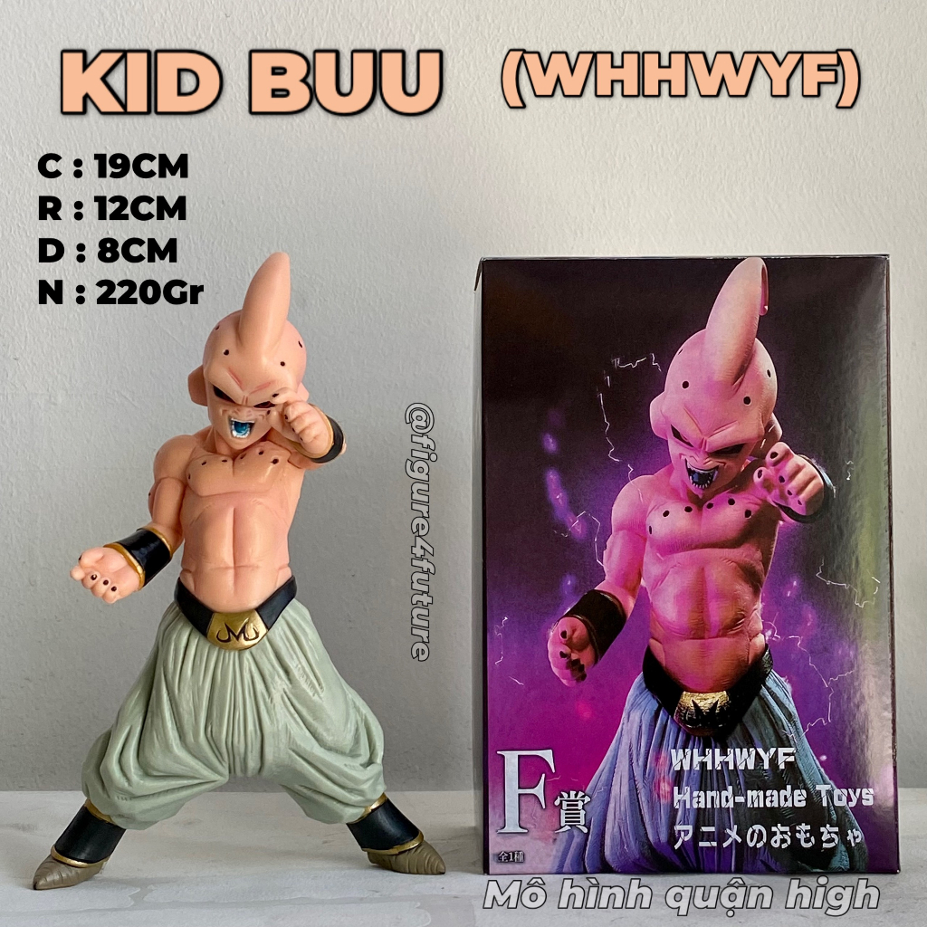 Mô hình Buu Kid F1 cực nét - siêu phẩm Buu Kid WHHWYF cao 19cm - dragonball Z figure