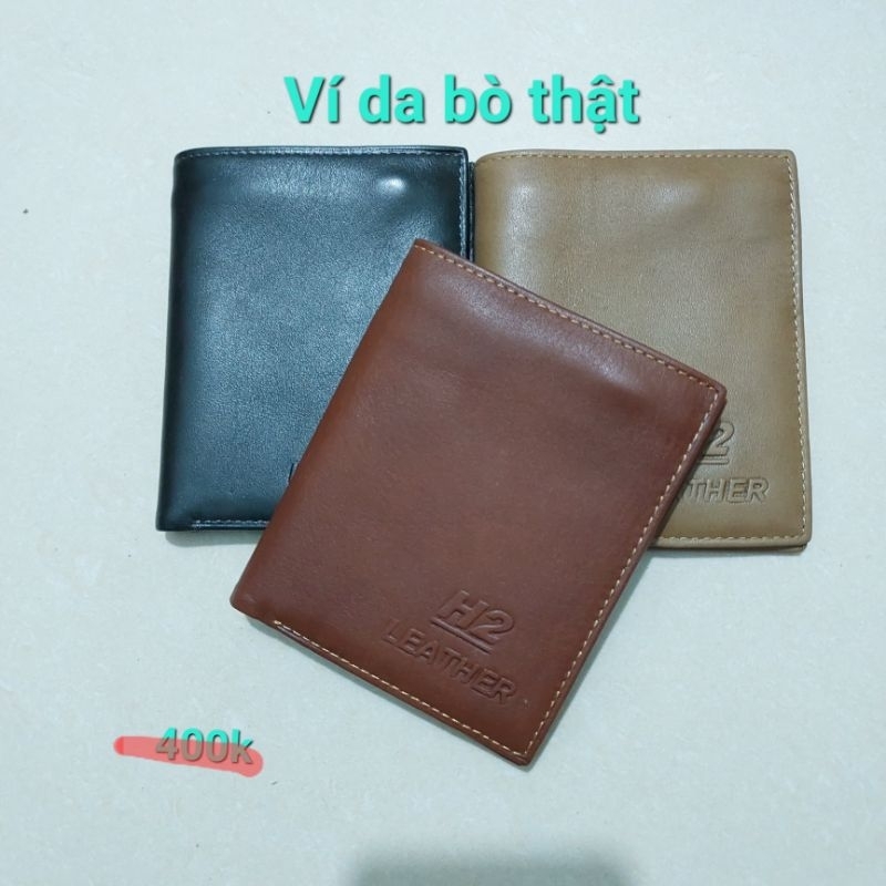 Lẻ mẫu màu xanh - Ví đứng da bò màu vàng xanh