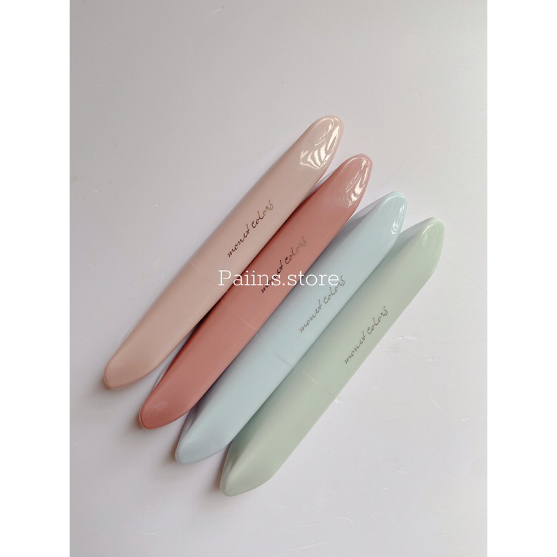Set 4 bút highlight Monet Colors tone màu pastel xinh xắn