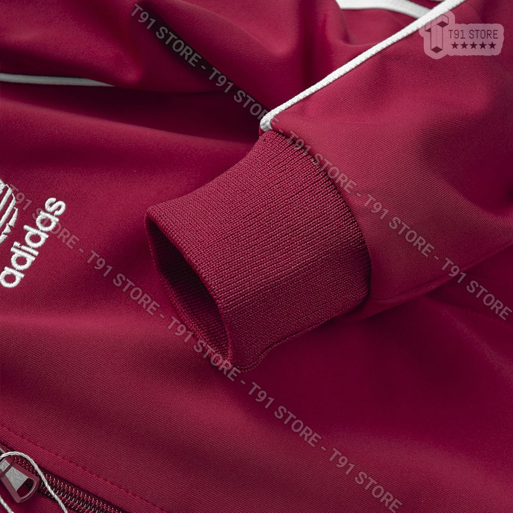 Áo Khoác A.di.das Đỏ Mận 3 Sọc Vải Umi Dày Dặn Co Giãn Áo Khoác Thể Thao Chống Nắng Chống Nước Chống Bụi | BigBuy360 - bigbuy360.vn